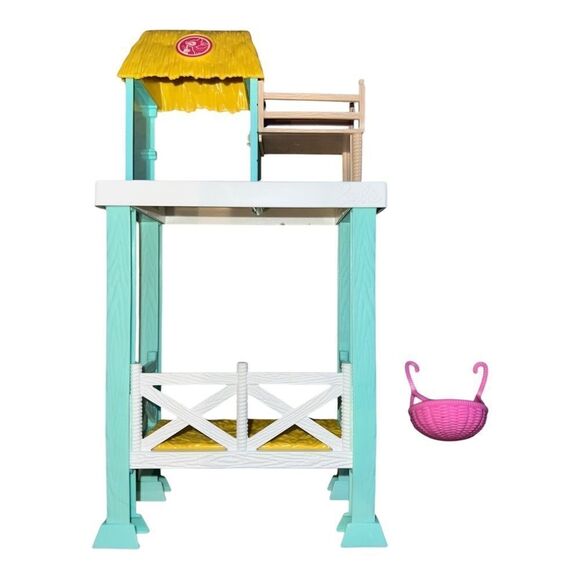 Barbie Animal Rescue Center Vet Playset Shelves Replacement & Basket EUC - Picture 1 of 2